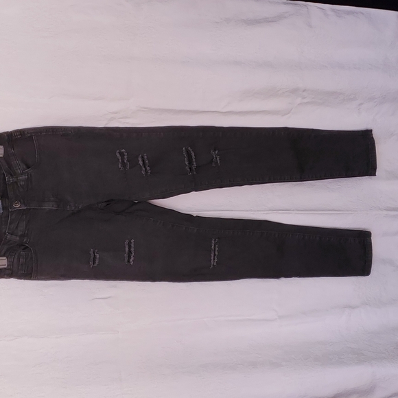 Wax Jean Denim - WAX Jean WOMENS Slashed Destroyed Skinny Jeans